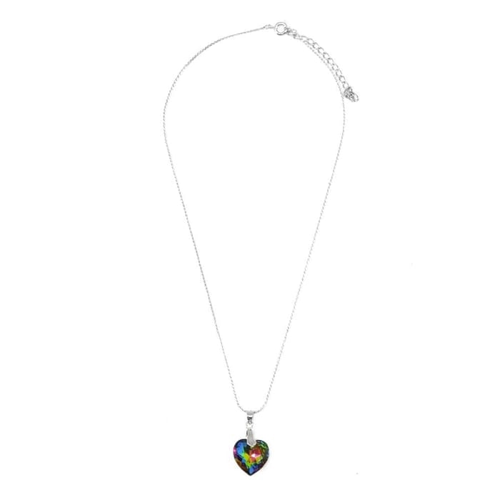 Baby Love Pendant Necklace Swarovski Pendant Rainbow (vitrail)