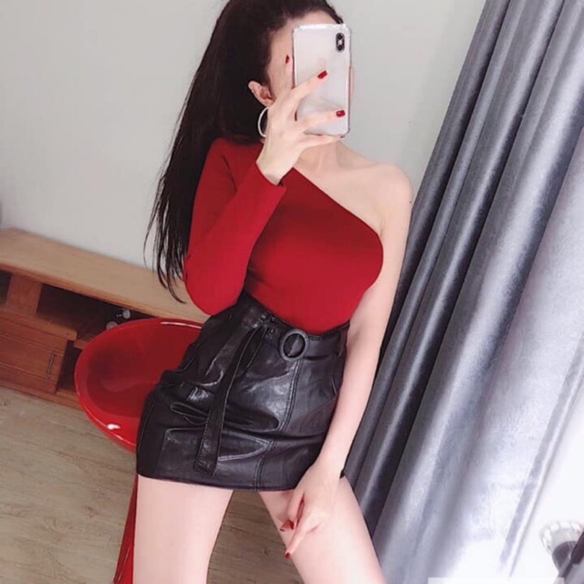 Áo lệch vai 1 tay