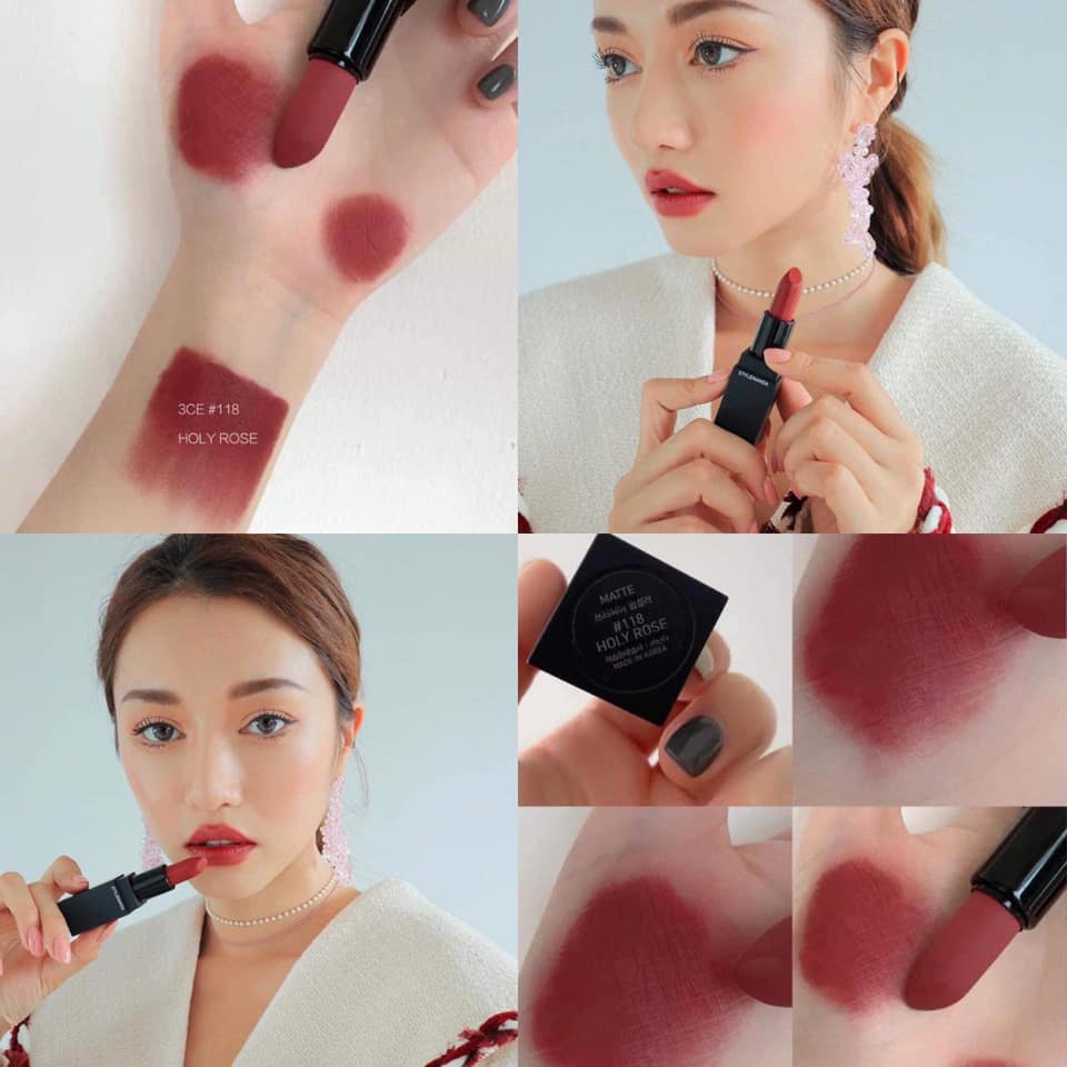 Son Thỏi 3CE Matte Lip Color 118