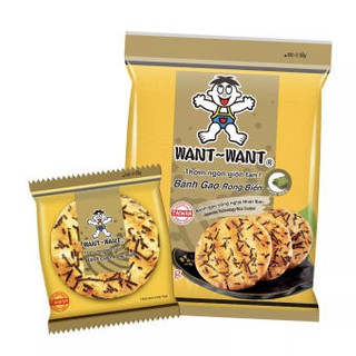 [ ĐẶC SẢN VIỆT ] 01 Túi x 6 Bịch x 118gr Bánh Gạo Rong Biển Nướng Want Want Đài Loan. (Date: 09 tháng)