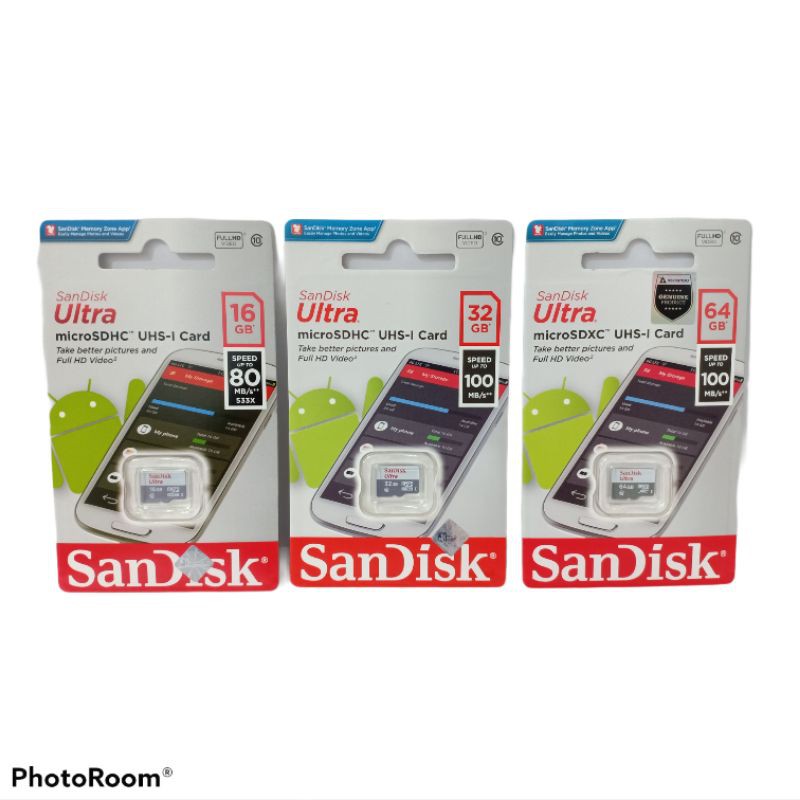 Thẻ Nhớ Sandisk 32gb Hp 64gb Ultra Micro Sd 32gb 100mbps Microsd No Adapter Mmc | BigBuy360 - bigbuy360.vn