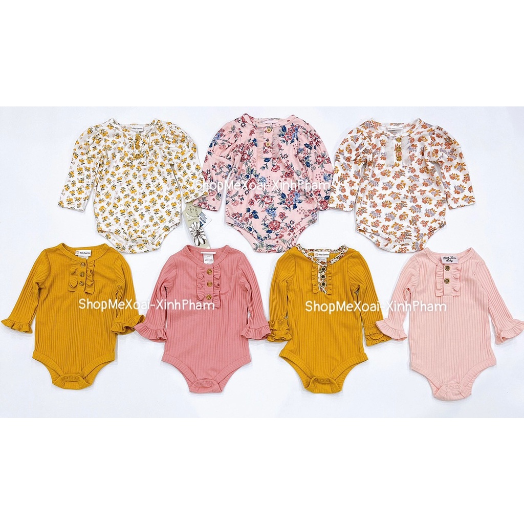SIZE 3-6M(4-6kg) BODY CHIP CÁNH TIÊN, BÁNH BÈO DÀI TAY , MÀU SANG TÂY XUẤT DƯ CHO BÉ GÁI