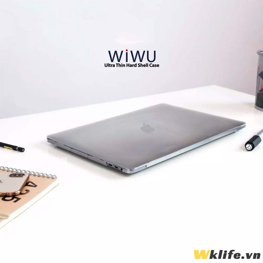 Ốp Macbook Air / Pro Nhám Chống Vân Tay  WiWU iShield Hard Shel Bảo Vệ Toàn Diện