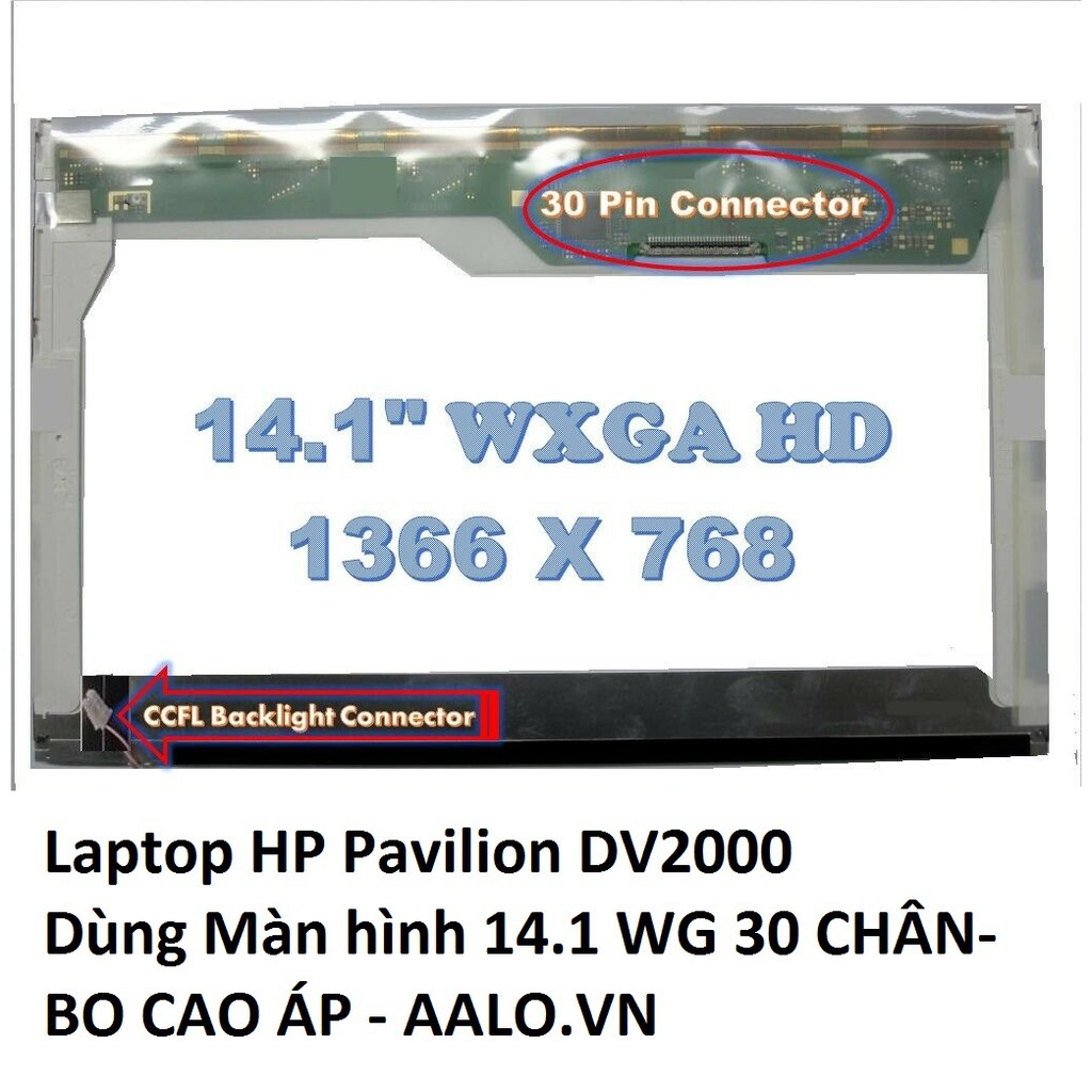 [Mã 1911ELSALE hoàn 7% đơn 300K] Màn hình laptop HP Pavilion DV2000 | WebRaoVat - webraovat.net.vn