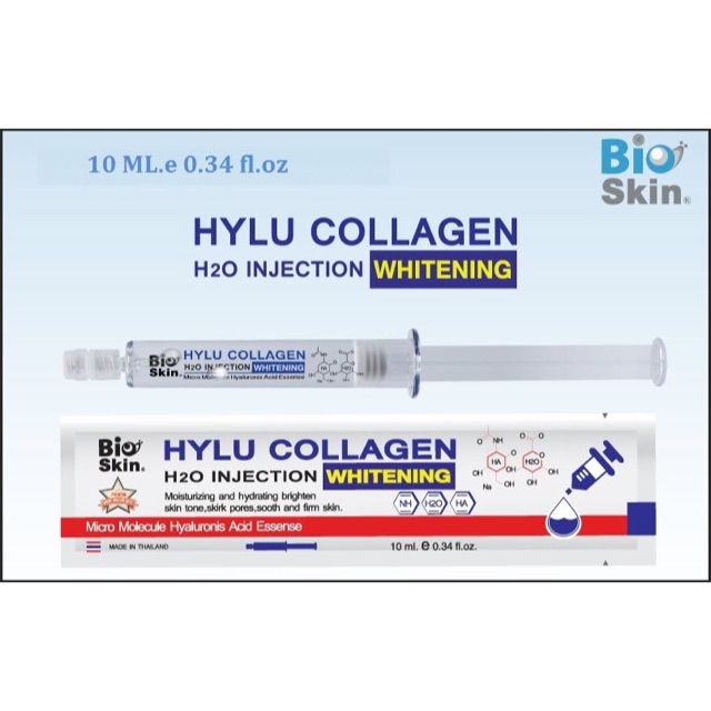 Serum Tươi Dưỡng Trắng Da Siêu Tốc HYLU COLLAGEN Bio Skin 10ml - Thái Lan
