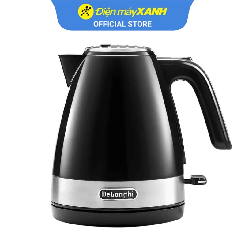 [Mã ELHADEV giảm 4% đơn 300K] Bình đun siêu tốc Delonghi 1 lít KBLA2000.BK