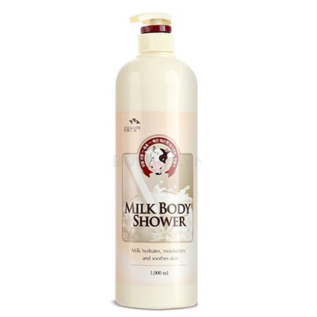 Sữa Tắm Trắng Da Milk Pongdang Body Shower Chiết Xuất Sữa Bò Dưỡng Ẩm, Min Da Hương Vani 1000ml