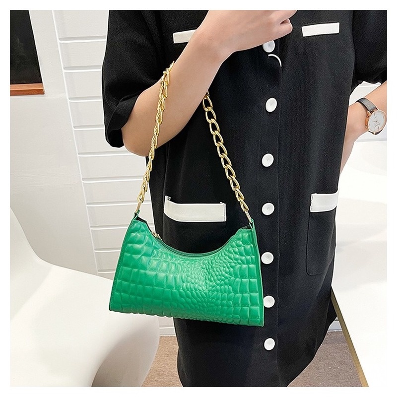 One Túi Xách Đeo Vai Hình Vuông Nhỏ Màu Trơn Phong Cách Phương Tây Cho Nữ NB00131