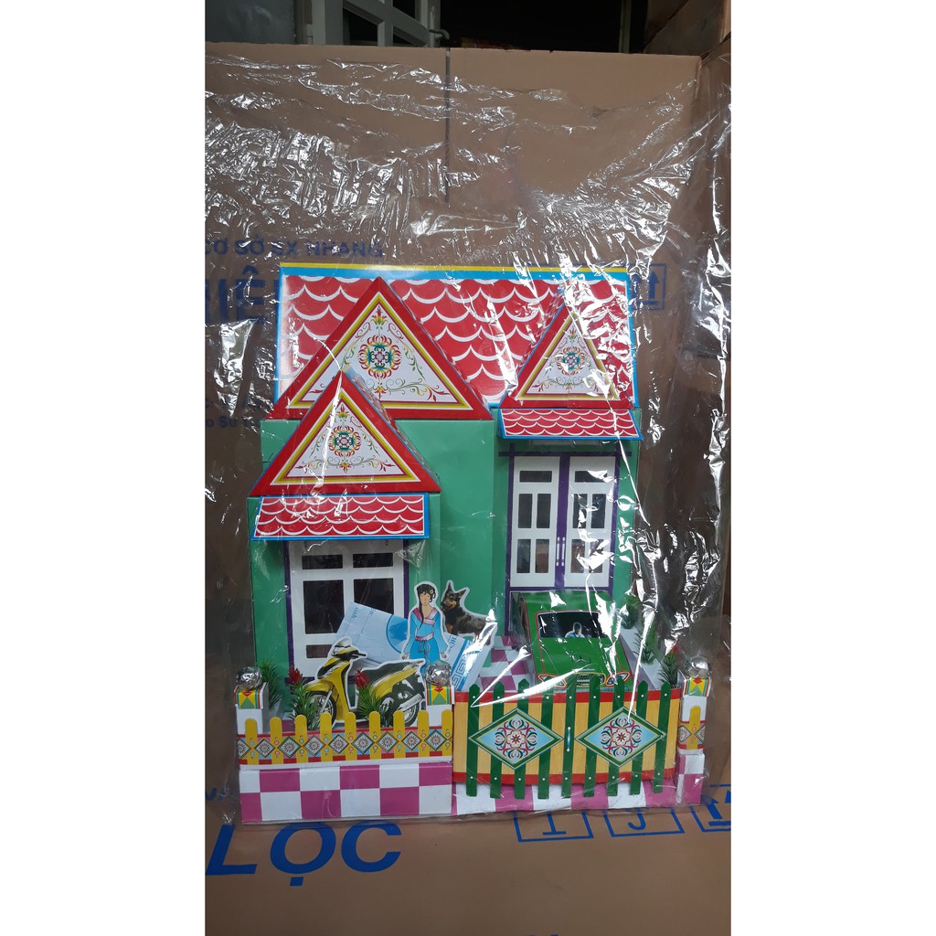 Nhà Giấy Dạng Trệt Sân Vườn Loại Đẹp - Hàng Mã Thiên Lộc
