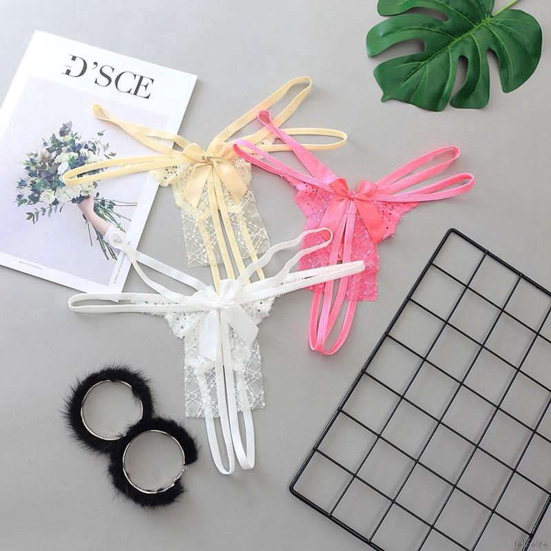Quần lót ren dây hình bướm quyến rũ