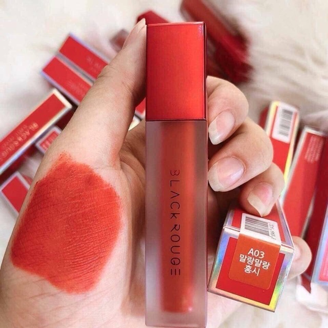 [Sẵn 17 màu] Son Kem lì black rouge air fit velvet lip tint Hàn Quốc..