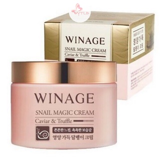 🌟AUTH_BILL Kem dưỡng trắng da chống lão hoá ốc sên Coreana Winage Snail Magic Cream