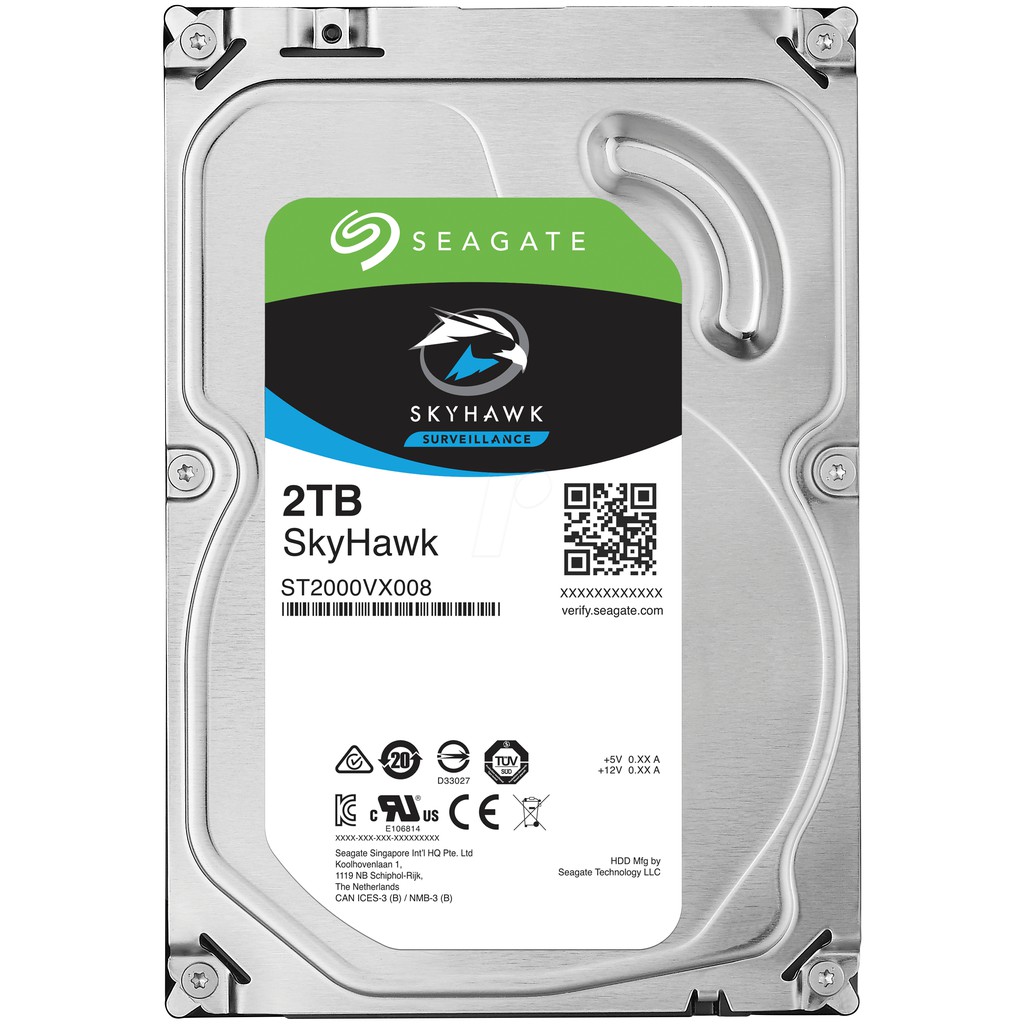 Ổ cứng chuyên dụng cho Camera Seagate 2Tb Skyhawk