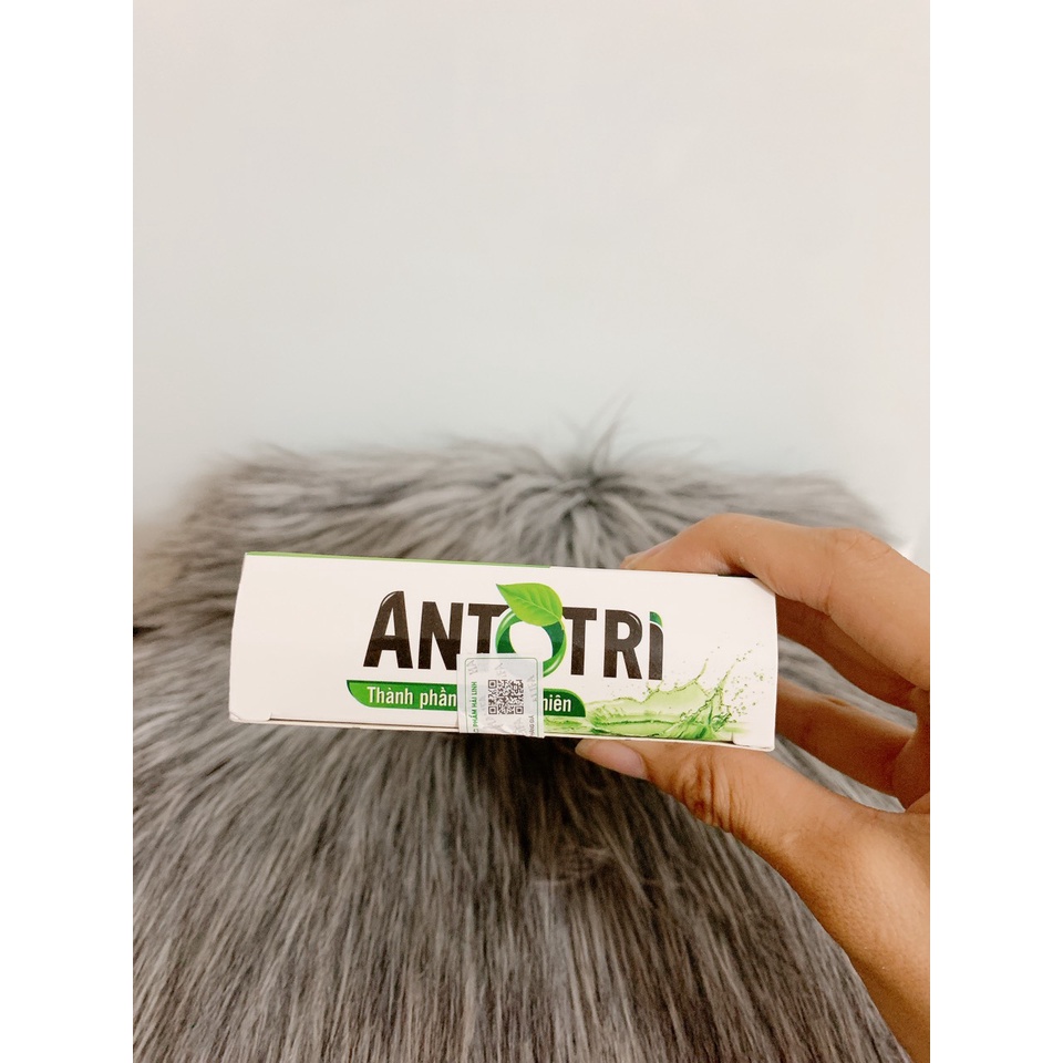ANTOTRI chứa Diếp Cá, Hoa Hoè giúp thanh nhiệt,hỗ trợ giảm trĩ , táo bón  - Hộp 30 viên