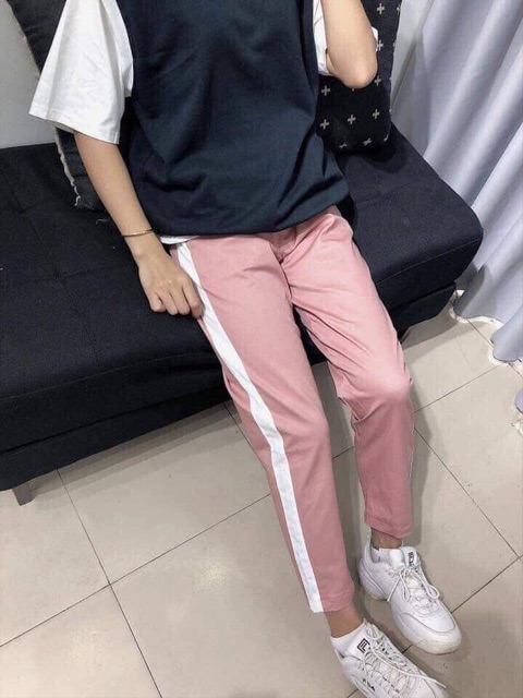 Quần kaki viền trắng (kèm hình thật) | BigBuy360 - bigbuy360.vn