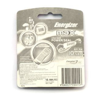 Vỉ 2 Viên Pin AAA ENERGIZER MAX