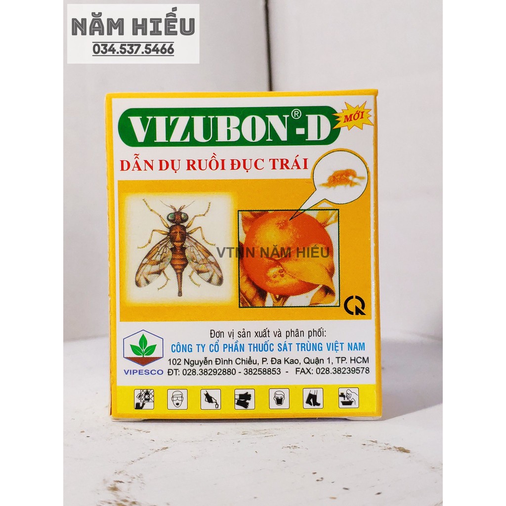 VIZUBON Thuốc dẫn dụ ruồi đục trái 10ml - DỤ ruồi đực