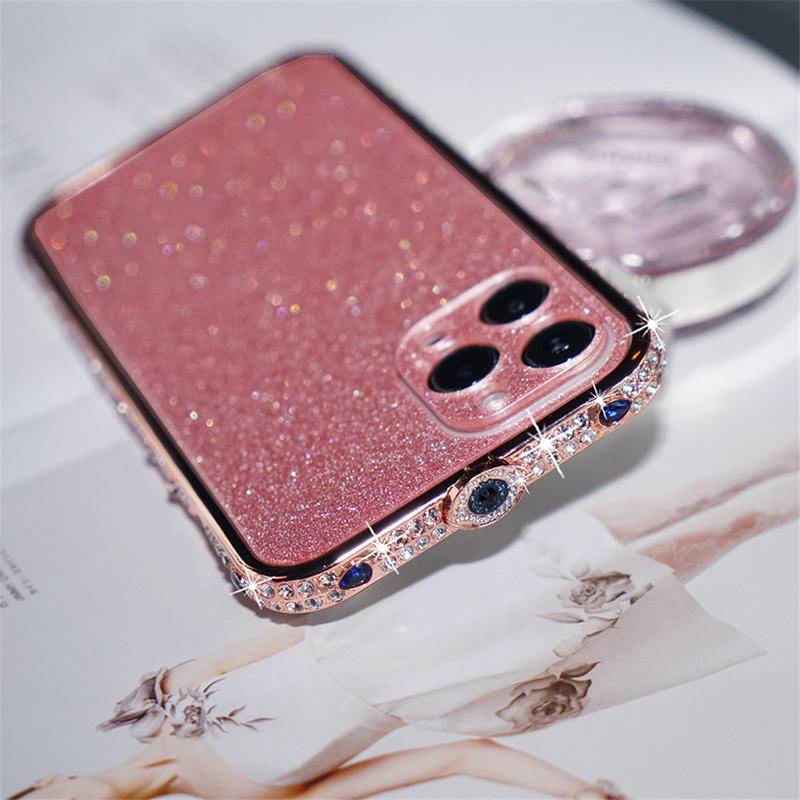Ốp Điện Thoại Viền Nhôm Đính Đá Giả Kim Cương Cho Iphone 13 12 11 Pro Max Iphone XS Max Xr X XS