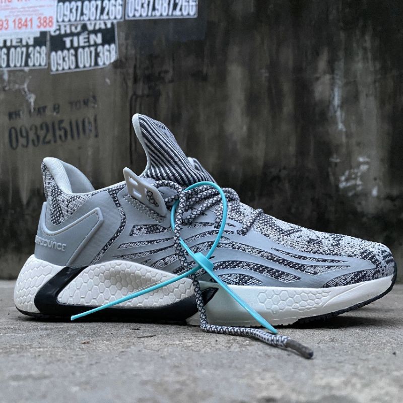 [fullbox[ Giầy thể thao alphabounce xám nam 2020