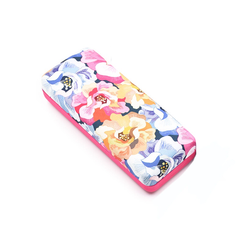 Hộp Đựng Mắt Kính Bằng Sợi Microfiber Chất Lượng Cao Họa Tiết Hoa Thời Trang Unisex