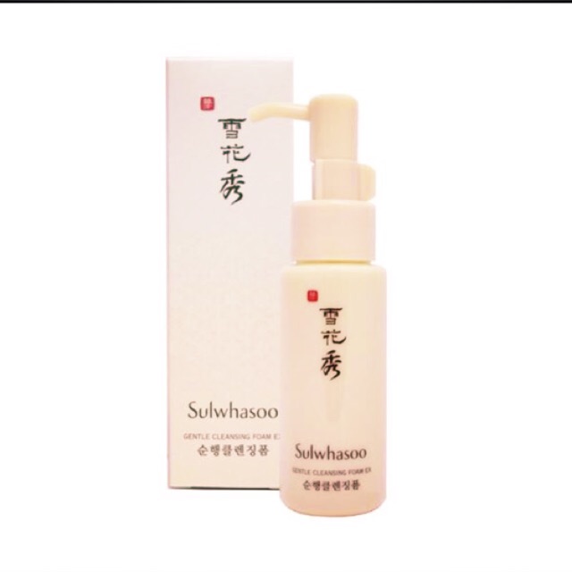 Sữa rửa mặt làm sạch dịu nhẹ và dưỡng ẩm Sulwhasoo Gentle Cleansing Foam Ex (50ml)