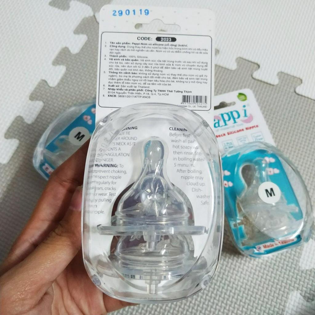 Núm Ti Cổ Rộng Siêu Mềm Pappi size S, M, L