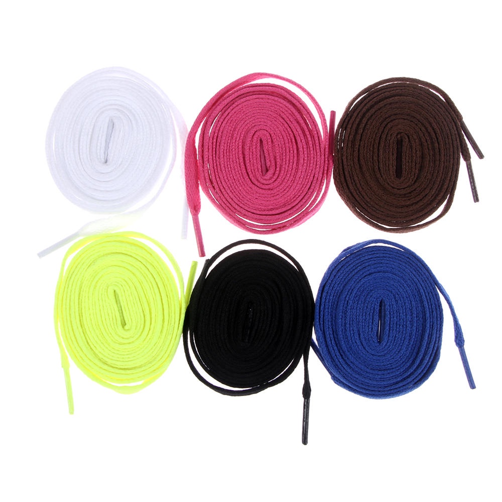 1Pair Fashion Shoelace Athletic Sport Sneakers Flat Shoelaces Bootlaces