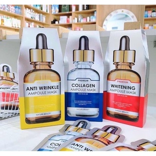 Mặt Nạ Tinh Chất Tế Bào Gốc NATURE BEAUTY PREMIUM AMPOULE MASK
