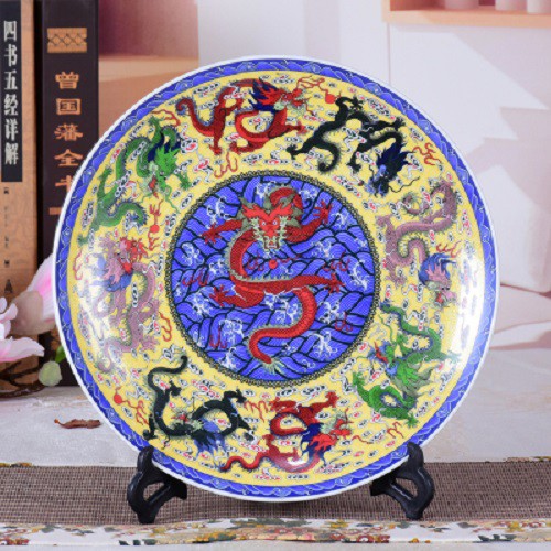 Đĩa tranh sứ Giang Tây