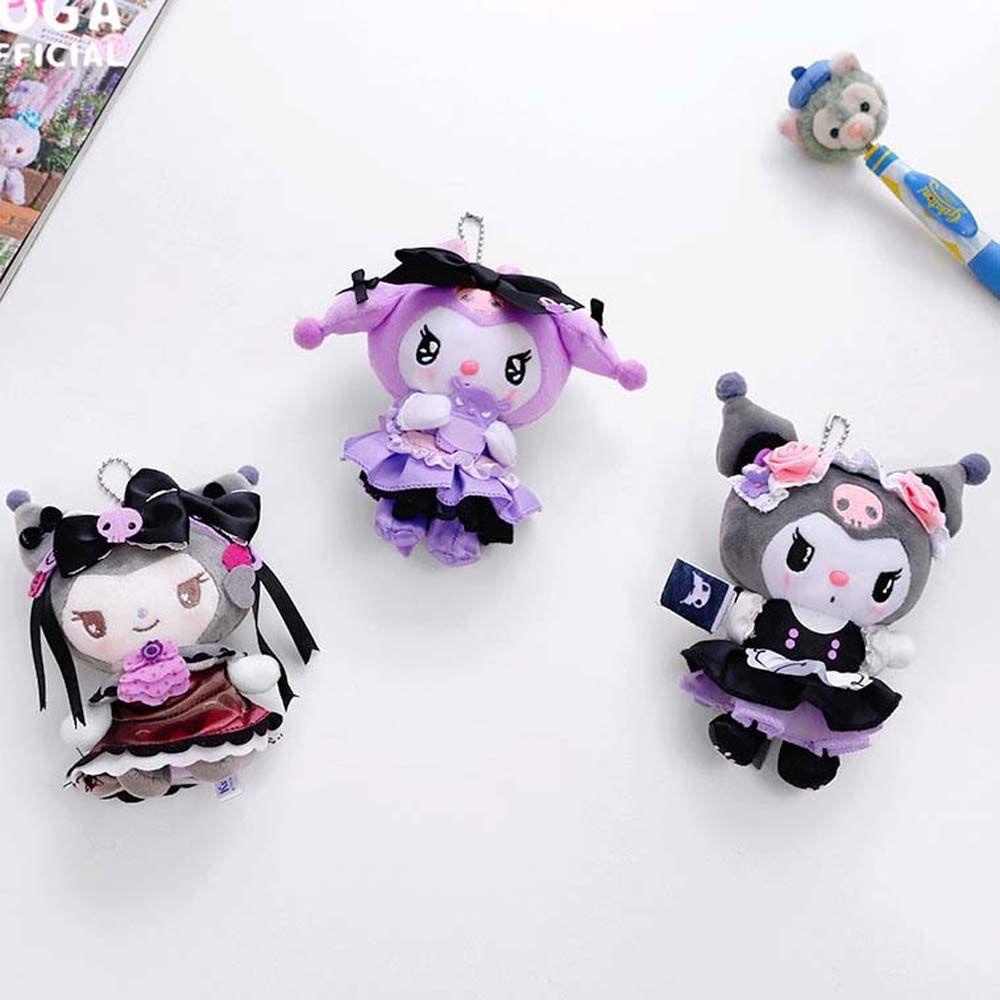LANFY Móc Khóa Nhồi Bông Hình Kuromi Hoạt Hình Dễ Thương