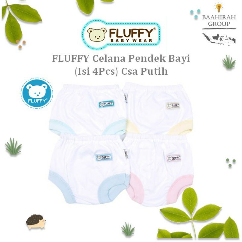 Bộ 4 Quần Short Lông Xù Cho Bé