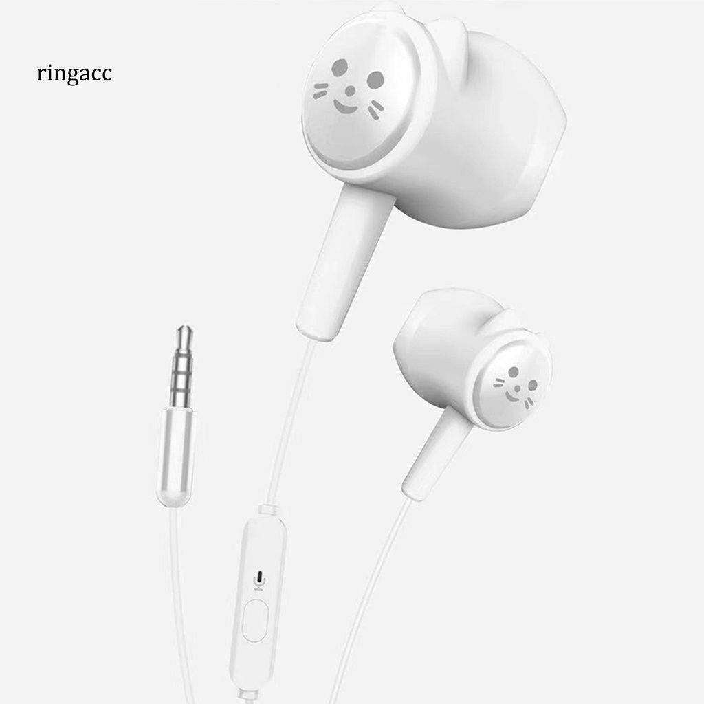 Tai nghe có dây RGA bằng nhựa trọng lượng nhẹ màu kẹo