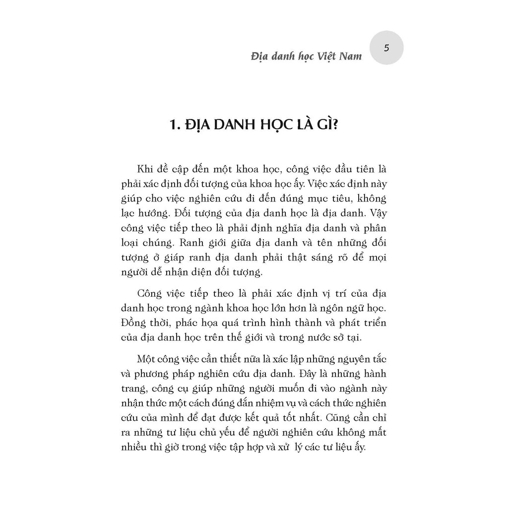 Sách - Địa Danh Học Việt Nam | BigBuy360 - bigbuy360.vn