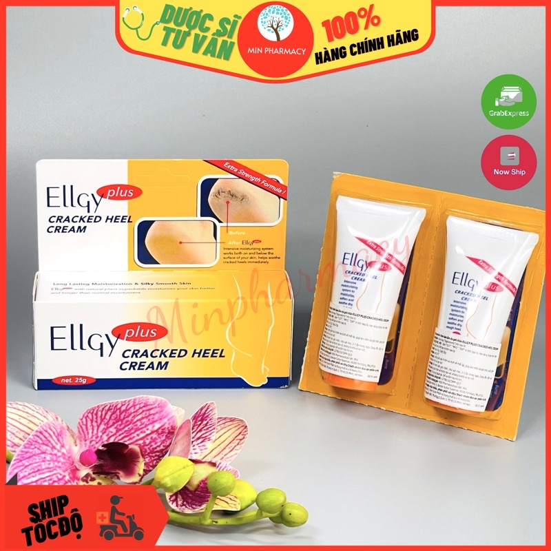 Kem Làm Ẩm Da, Hỗ Trợ Nứt Gót Chân Ellgy Plus Cracked Heel Cream  - Minpharmacy