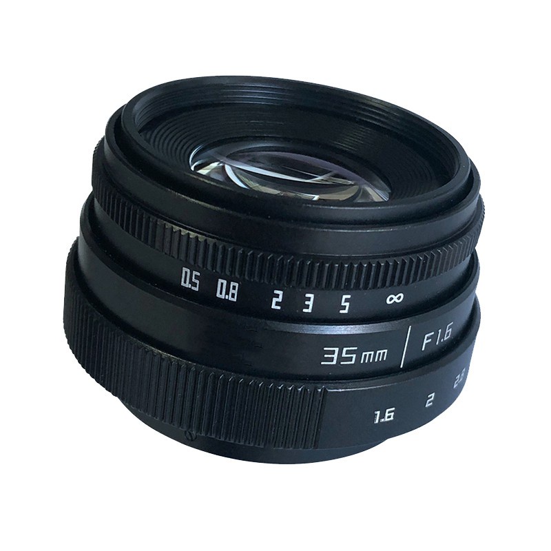 35mm F1.6 C Mount Camera Lens with Adapter Ring for Fujifilm X-E2 X-E1 X-Pro1 X-M1 X-A2 X-A1 X-T1