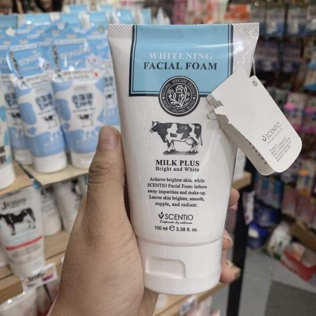 Sữa rửa mặt con bò MILK PLUS Q10 Thái lan