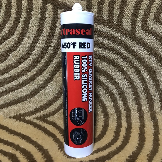 ✓◐☋Keo Silicone chịu nhiệt, tạo gioăng, thế ron ô tô xe máy màu đỏ X'traseal 650F Red RTV 300gr