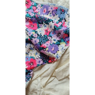 Vải Linen Gân hoa sắc màu