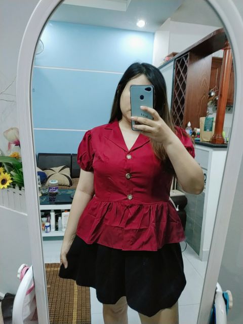 🌈🌈🌈 BIGSIZE ÁO PEPLUM CỔ VEST | BigBuy360 - bigbuy360.vn