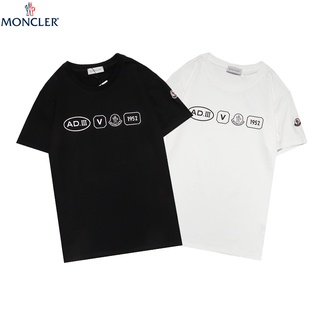 Áo thun cotton tay ngắn in họa tiết MONCLER thời trang