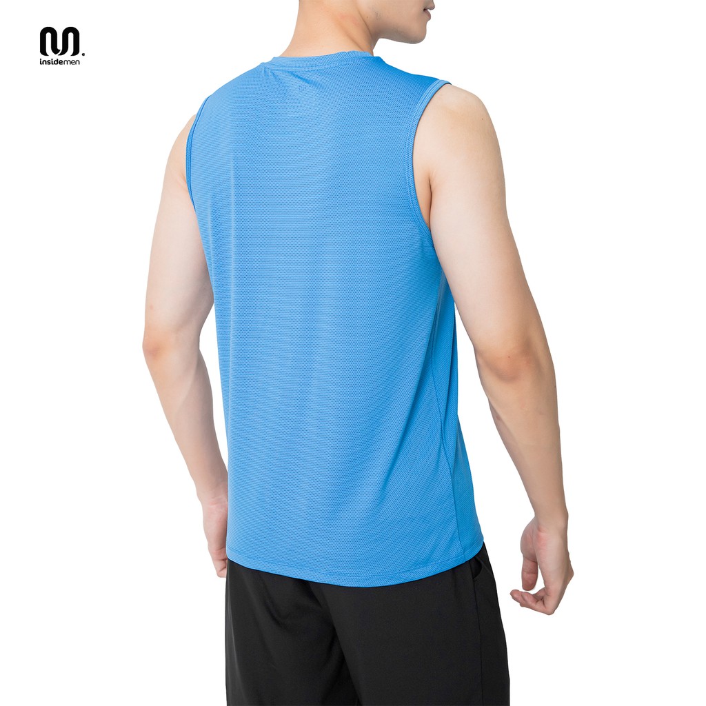 Áo ba lỗ nam, tanktop tập gym 𝐈𝐍𝐒𝐈𝐃𝐄𝐌𝐄𝐍 2 màu trẻ trung nam tính, chất vải co giãn, thoải mái - ITT001S1