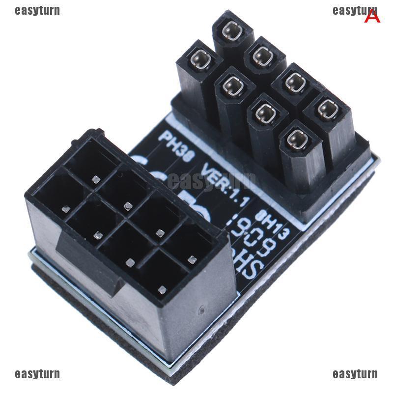 Bộ chuyển đổi nguồn ATX 8pin 180 độ sang 8Pin dành cho card đồ họa máy tính bàn