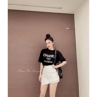 Chân váy kaki đắp chéo