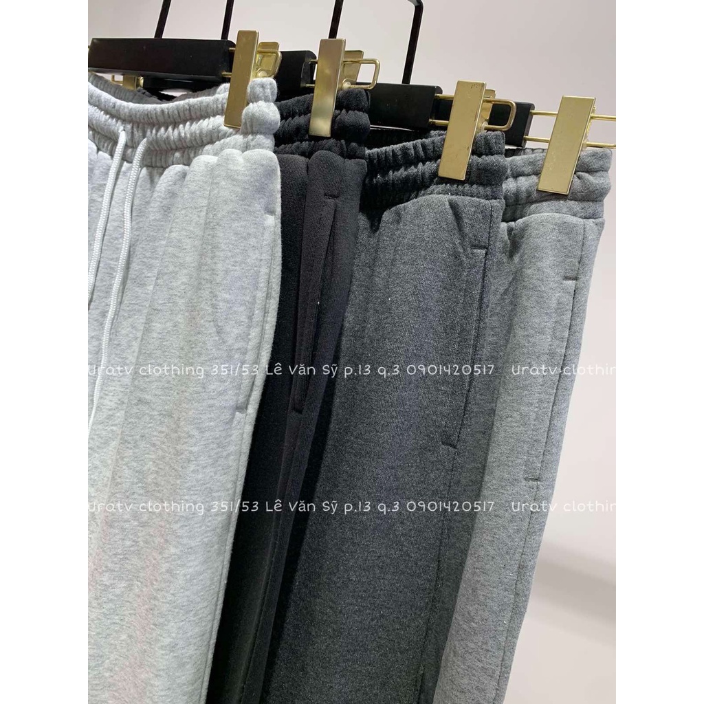 [FREESHIP - ẢNH CHÍNH CHỦ] Quần jogger suông ống rộng trơn 175