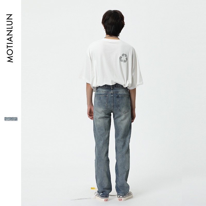 Quần jeans rách gối phong cách