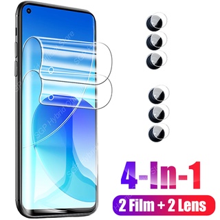 Kính cường lực 4 trong 1 bảo vệ camera cho Oppo Reno6 Z Reno5 Pro Plus 5G Reno 5 F K Lite 6 6Z
