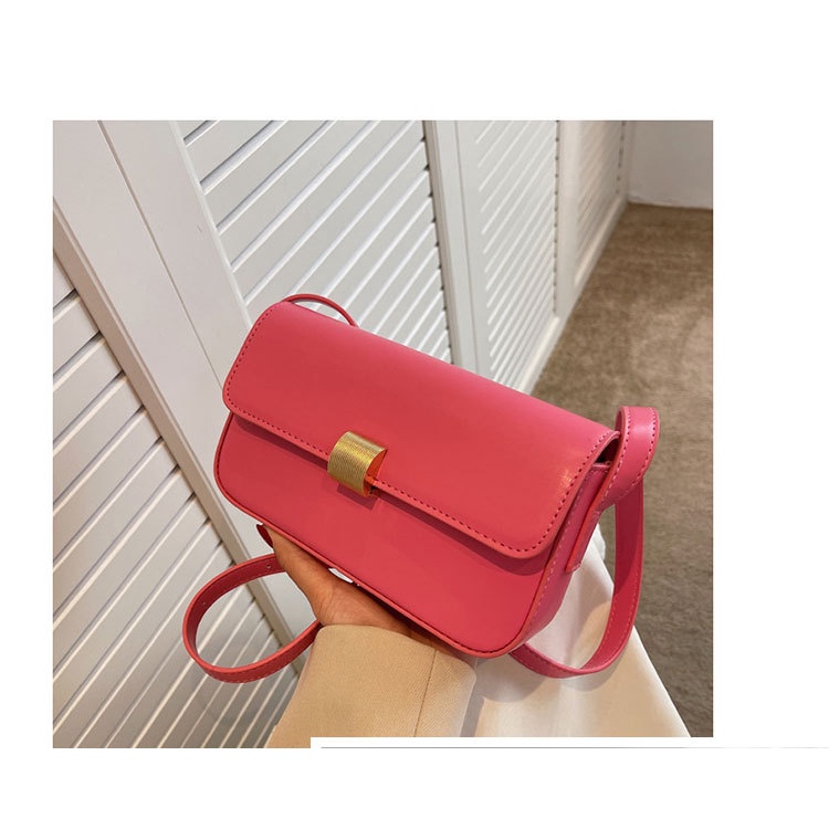 Túi Xách Đeo Vai Hình Vuông Cỡ Nhỏ Cài Khóa Thời Trang 2022 Cho Nữ