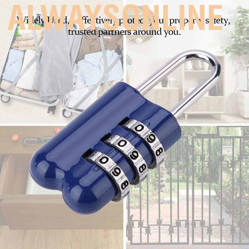 Ổ Khóa Mật Khẩu 3 Chữ Số Bằng Hợp Kim Kẽm