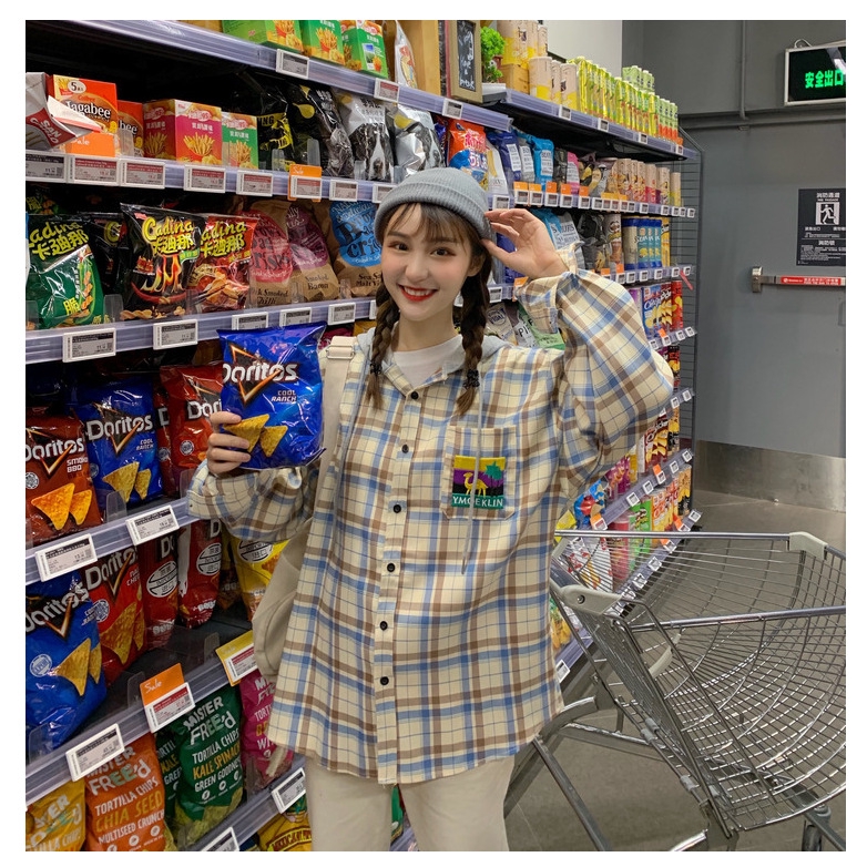 Áo Khoác Sơ Mi Có Nón Họa Tiết Caro Thời Trang 5772020 | BigBuy360 - bigbuy360.vn