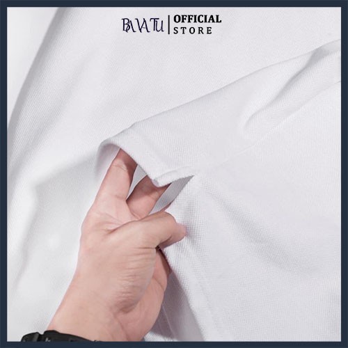 Áo nam polo gấu cổ bẻ BAVATU vải thun cotton da cá dễ mặc chống nhăn thấm hút mồ hôi co giãn nhẹ mặc siêu mát